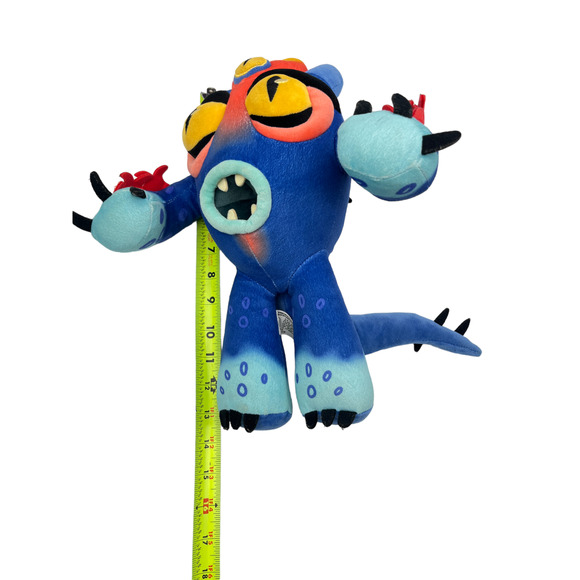 Disney Parks Big Hero 6 Blue Fredzilla Fred 3 Eyes Monster Toy Doll Plush 14" - Picture 5 of 6